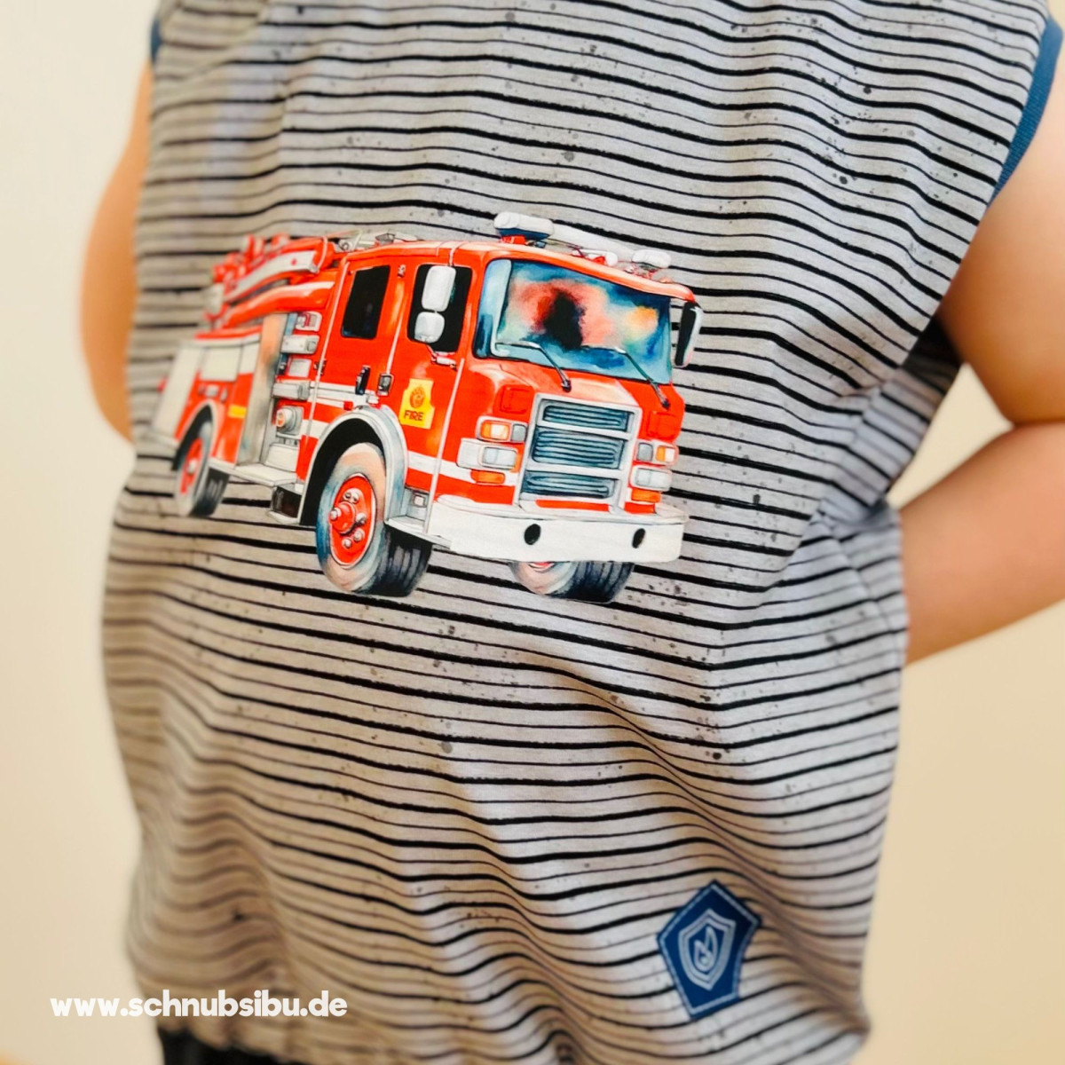 Bügelbild Feuerwehrauto